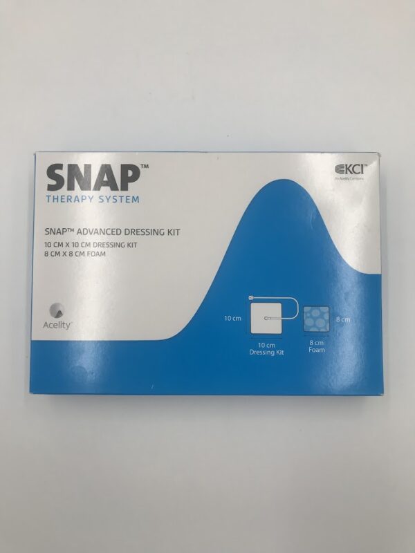 KCI SKTF10X10 Snap Therapy Long Dress Kit 10cm x 10cm Dressing Kit/ 8 x 8cm Foam