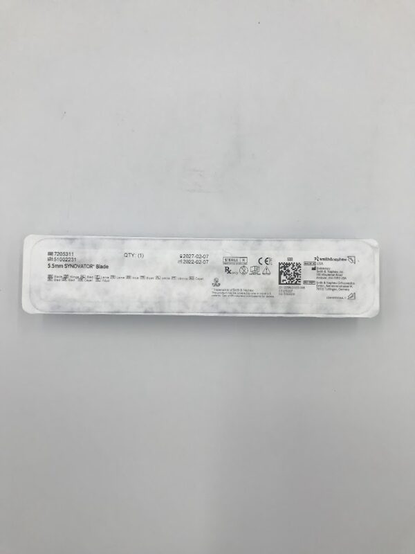 SMITHS&NEPHEW 7205311 Dyonics Arthroscopic Surgery Blade 5.5mm Synovator Blade