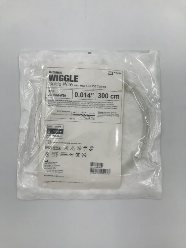 ABBOTT 22399M-W30 Hi-Torque Wiggle Guide Wire With Microglide Coating 0.014" 300cm (X)