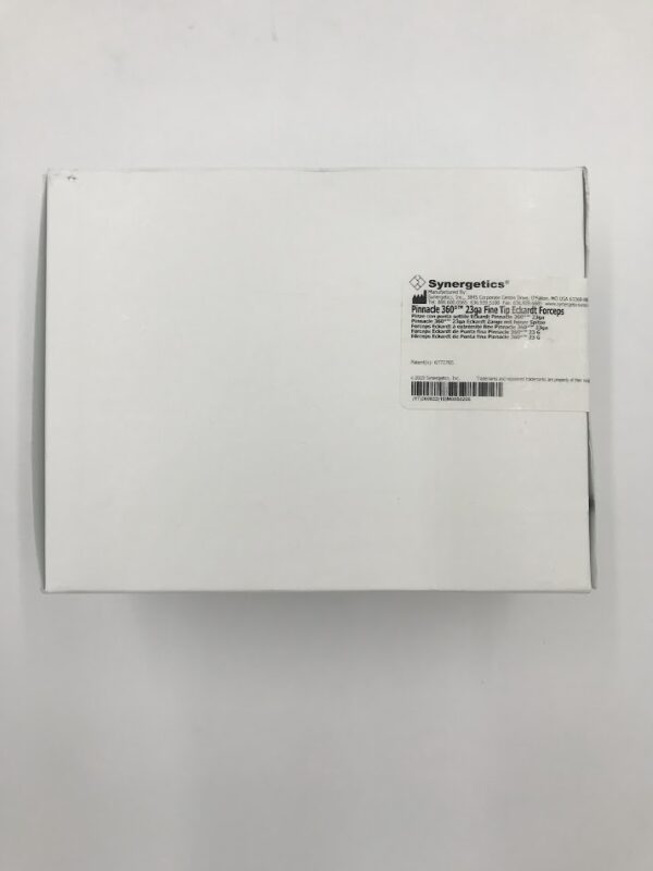 SYNERGETICS 09.10.23PIN Pinnacle 360° 23ga Fine Tip Eckardt Forceps