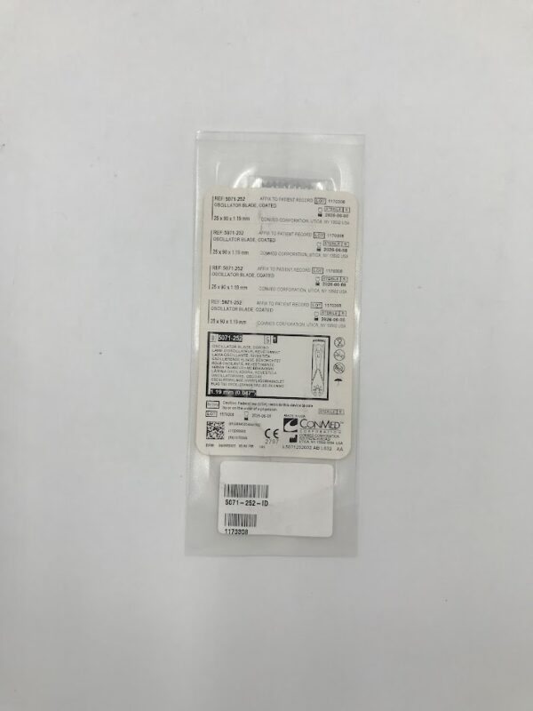 CONMED 5071-252 Oscillator Blade, Coated 25 x 90 x 1.19mm