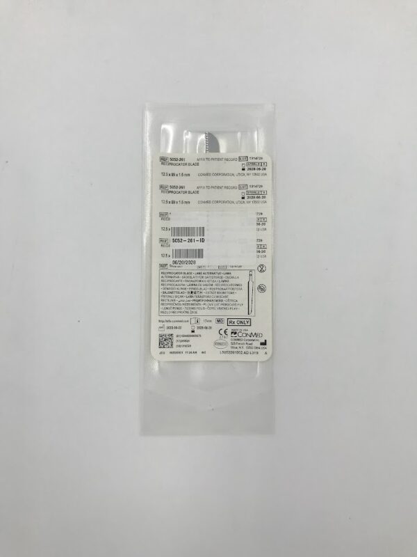 CONMED 5052-261 Reciprocator Blade 12.5 x 89 x 1.5mm