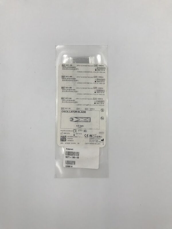 CONMED 5071-196 Oscillator Blade, 25.4 x 90 x 0.9mm (.035")