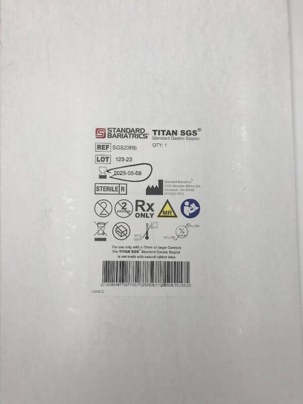 STANDARD BARIATRICS SGS23Rb Titan Sgs Standard Gastric Stapler (X)