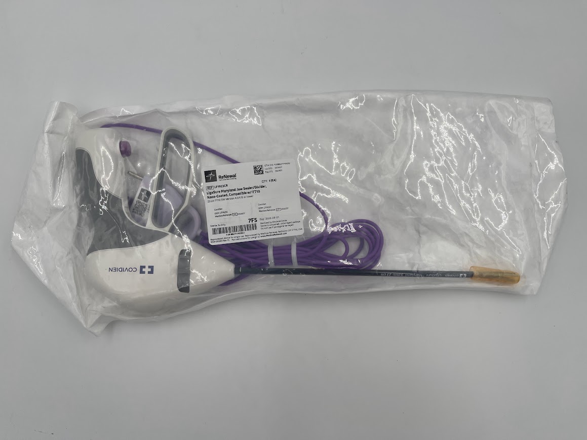 COVIDIEN LF1923CR LigaSure Maryland Jaw Sealer/Divider, Nano-Coated, Compatible W/FT10, 23cm (Reprocessed By Medline)