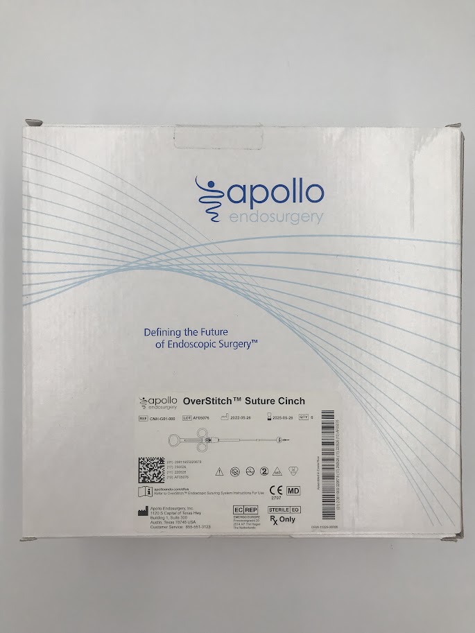 APOLLO ENDOSURGERY CNH-G01-000 OverStitch Suture Cinch (Box/6) (X)