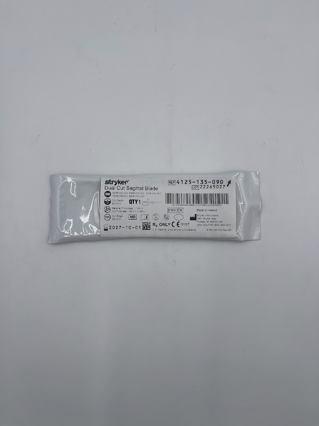 STYRKER 4125-135-090 Dual Cut Sagittal Blade 90mm, 25mm