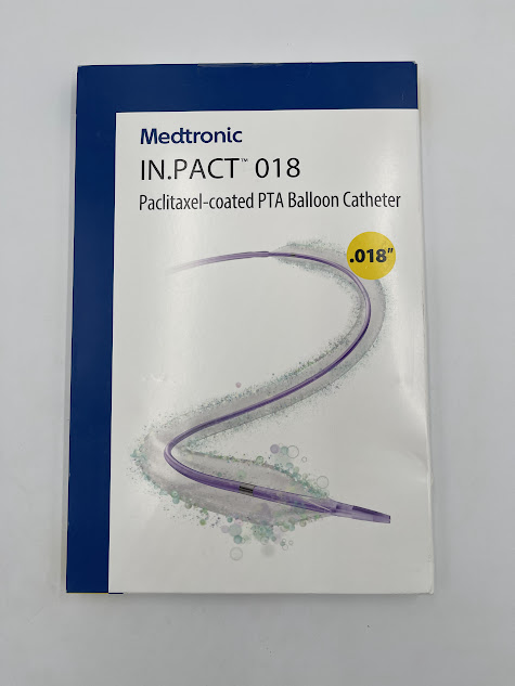 MEDTRONIC IPU04006020P In.Pact 018 Paclitaxel-Coated PTA Balloon Catheter DIAM. 4.0mm X Length 60mm X Usable Catheter Length 200cm (X)