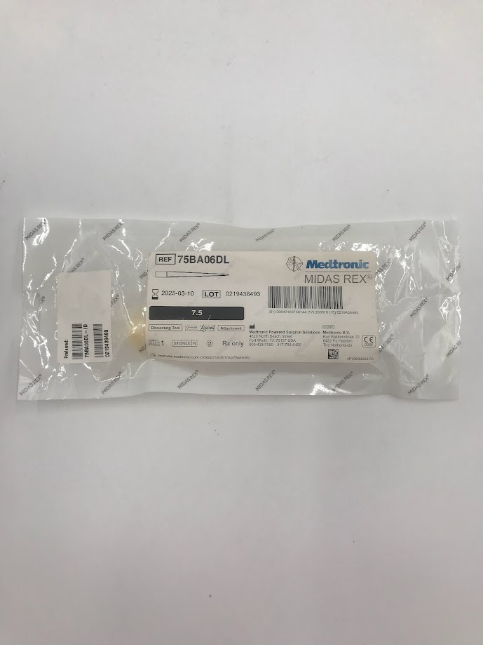 MEDTRONIC 75BA06DL Midas Rex 7.5 Dissecting Tool, Attachment (X)