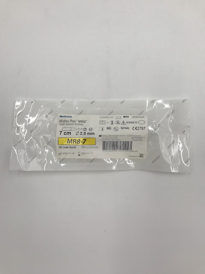 MEDTRONIC MR8-7BA25 MR8-7 Midas Rex MR8 High Speed System 7cm Diam. 2.5mm