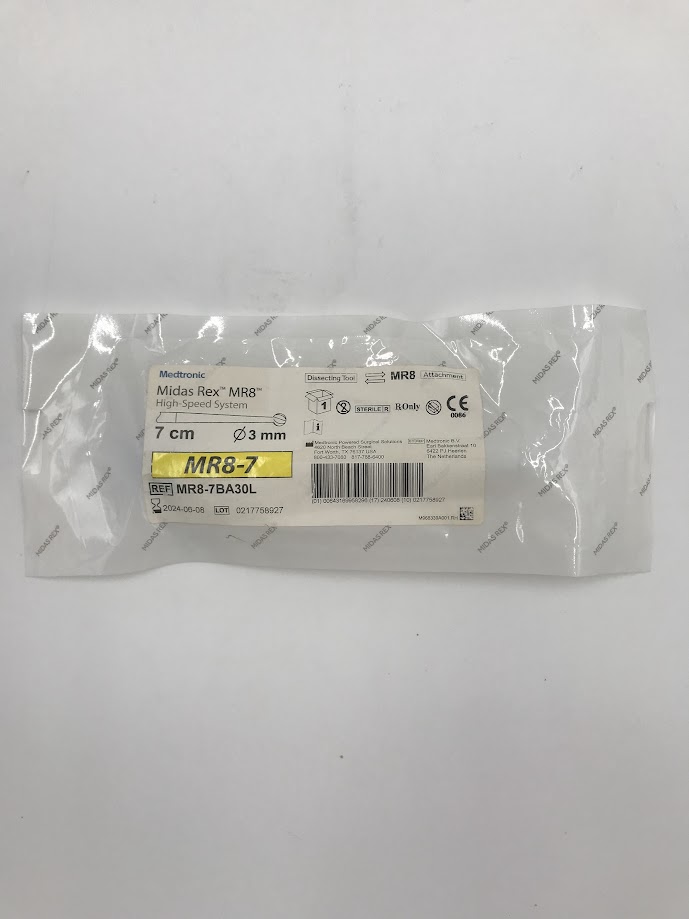 MEDTRONIC MR8-7BA30L MR8-7 Midas Rex High Speed System 7cm Diam. 3mm (X)