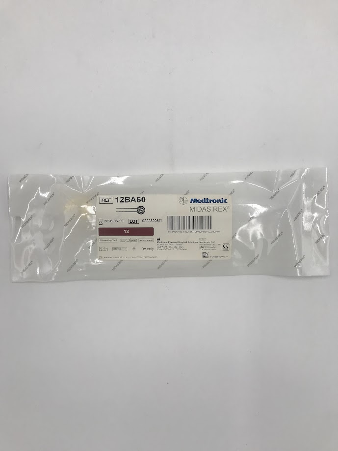 MEDTRONIC 12BA60 Midas Rex 12 Dissecting Tool, Attachment 12cm Diam. 5mm