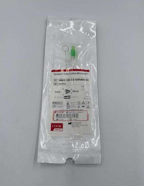 COOK G47416 Tornado Embolization Microcoil 3mm / 2mm / 0.018" / 2cm (X)