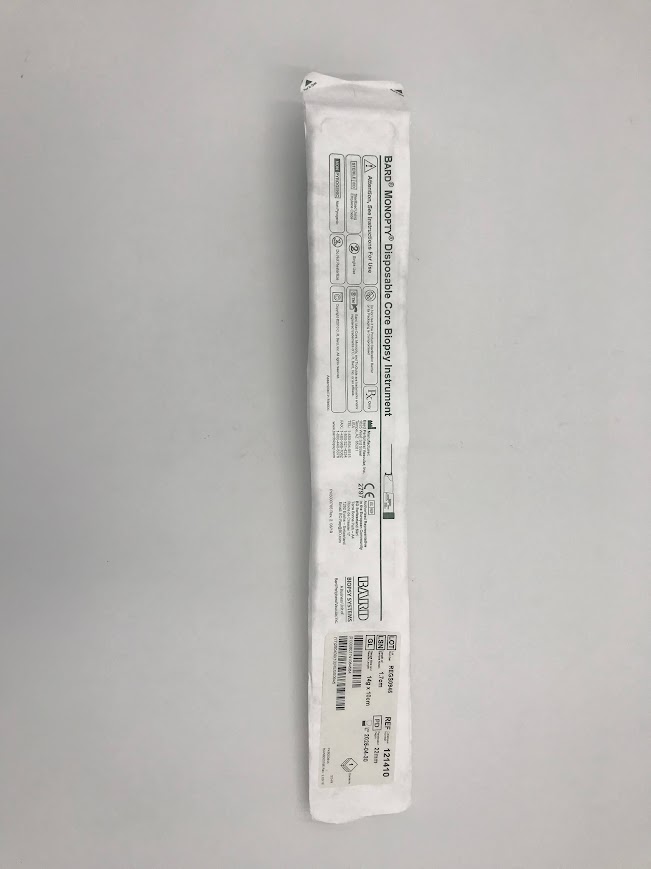 BARD 121410 Disposable Core Biopsy Instrument 14G x 10cm (X)