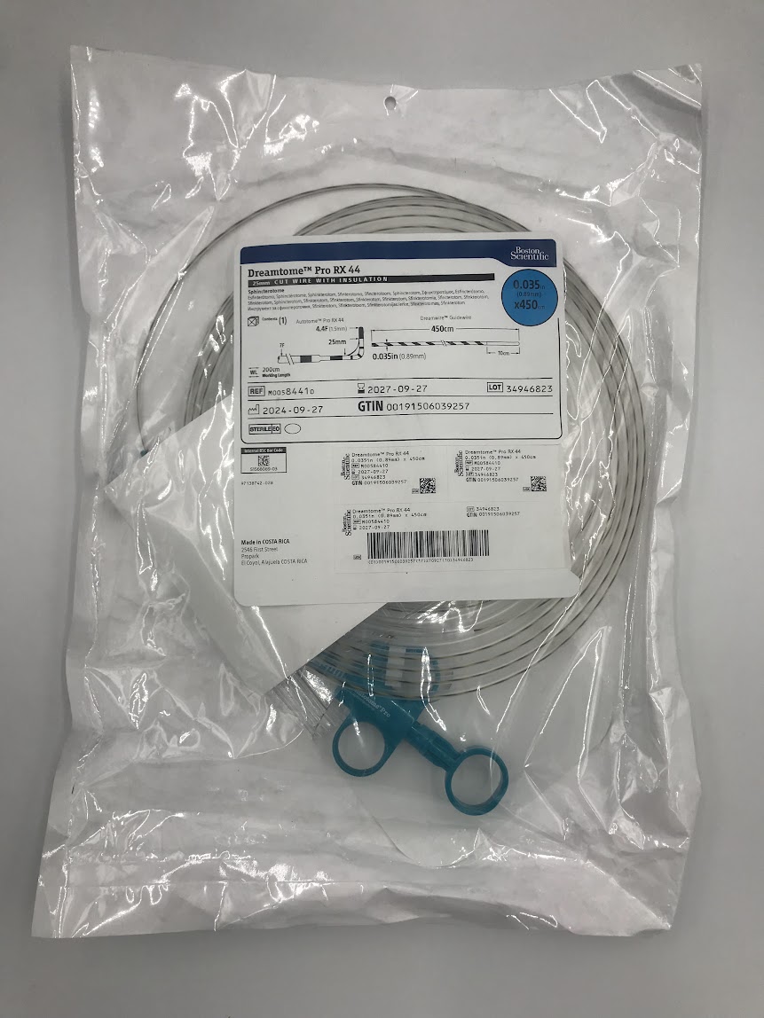 BOSTON SCIENTIFIC 8441 Dreamtome Pro RX 44 Sphincterotome 25mm Cut Wire 0.035" x 450cm