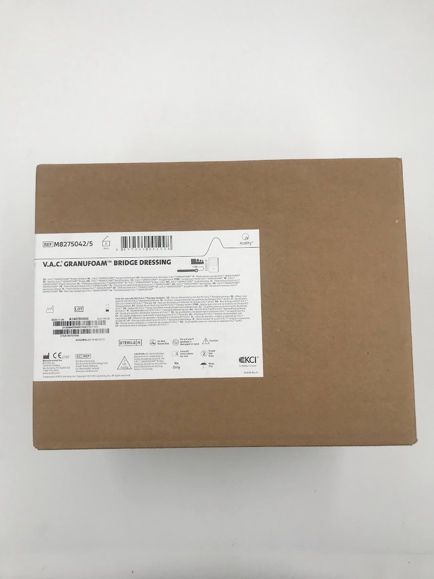 KCI M8275042/5 V.A.C. GranuFoam Bridge Dressing (Box/5)