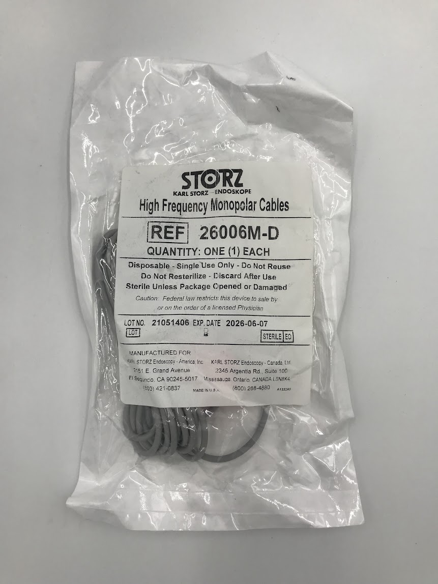 Storz 26006M-D High Frequency Monopolar Cables