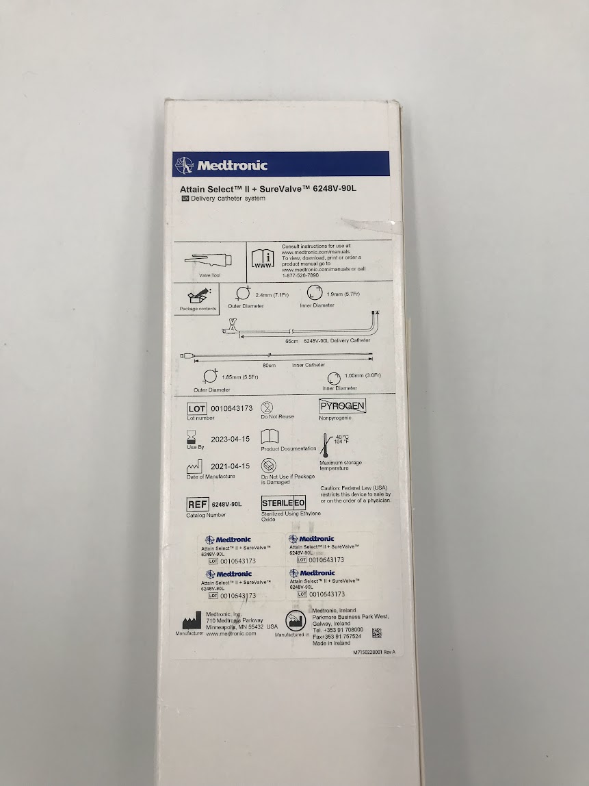 MEDTRONIC 6248V-90L Attain Select II +Surevalve. Delivery Catheter System (X)