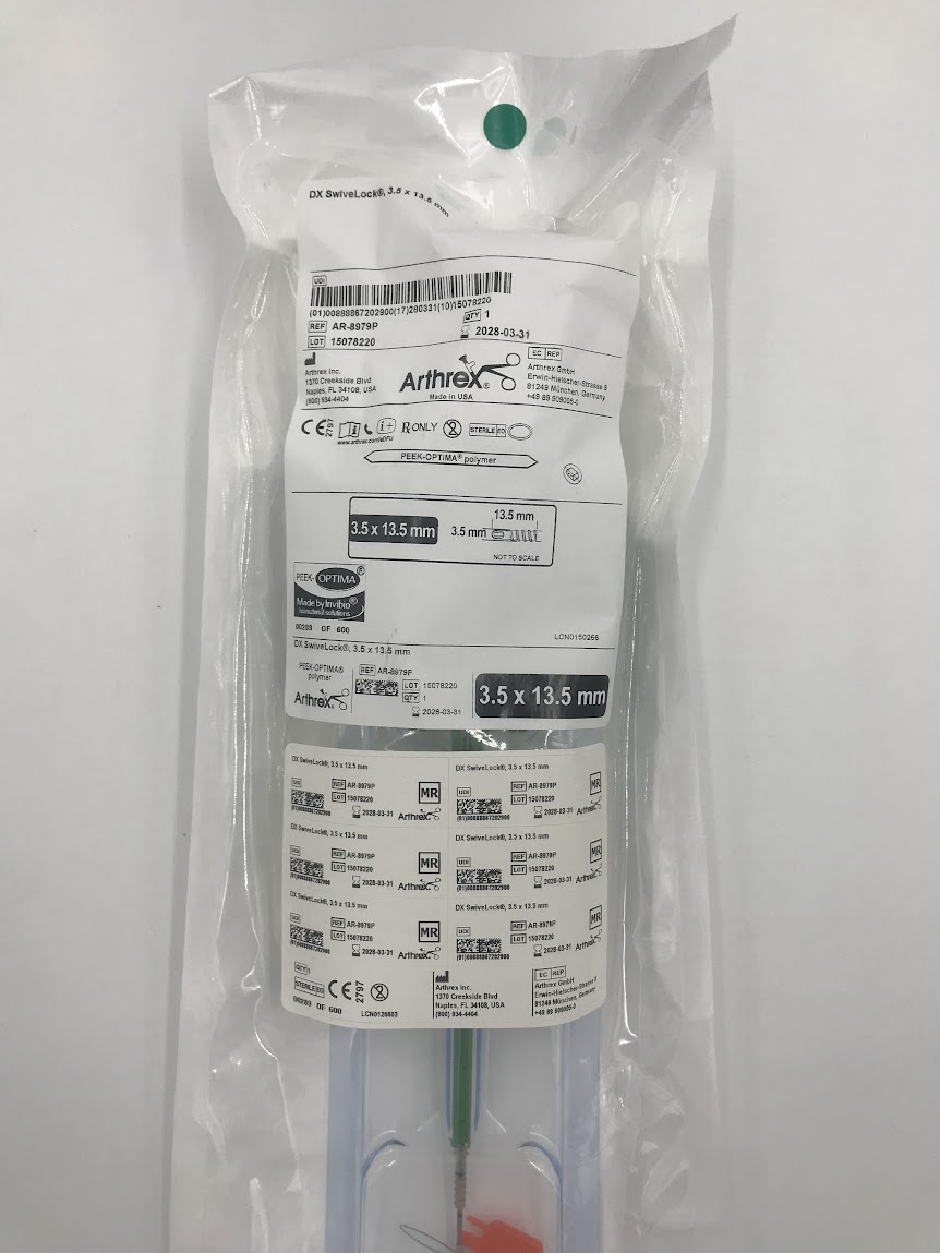 ARTHREX AR-8978P Dx Swivelock 3.5 x 13.5mm