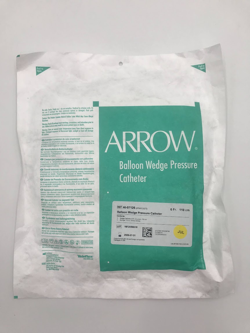 ARROW AI-07126 Balloon Wedge Pressure Catheter 6Fr. 110cm