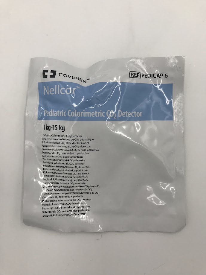 COVIDIEN PEDICAP 6 Nellcor Pediatric Colorimetric CO2 Detector 1kg-15kg