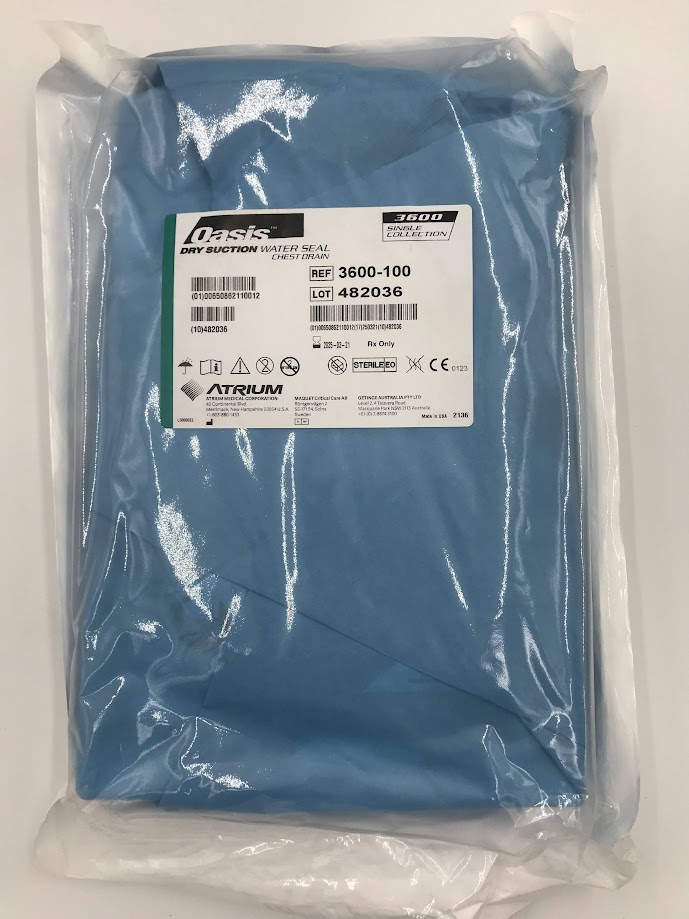 ATRIUM 3600-100 Oasis Dry Suction Water Seal Chest Drain (X)