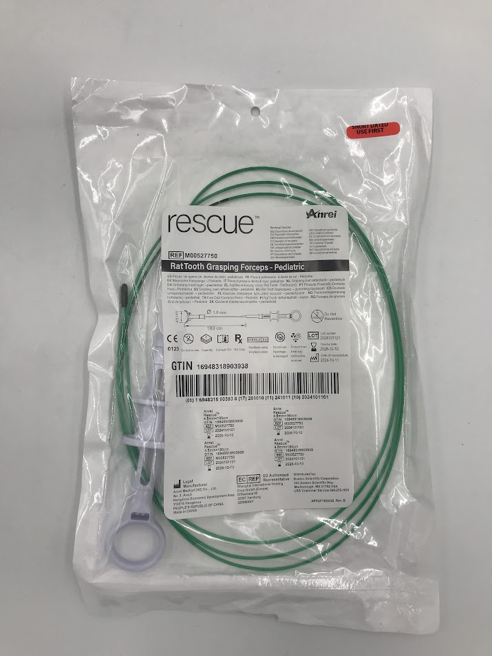 ANREI M00527750 Rescue RatTooth Grasping Forceps Pediatric 4.5mm