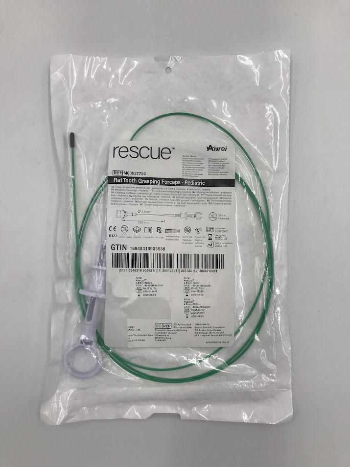 ANREI M00527750 Rescue RatTooth Grasping Forceps Pediatric 4.5mm (X)