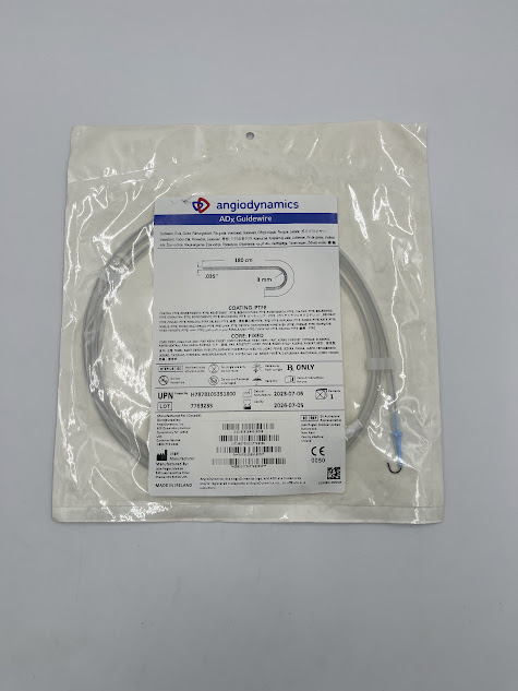 ANGIODYNAMICS H7878105351800 ADx Guidewire, Coating: PTFE, Core: Fixed, 180cm (X)