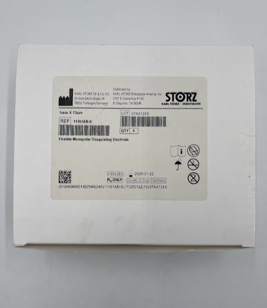 KARL STORZ 11161AB-S Flexible Monopolar Coagulating Electrode 1mm x 73cm (4/box) (X)