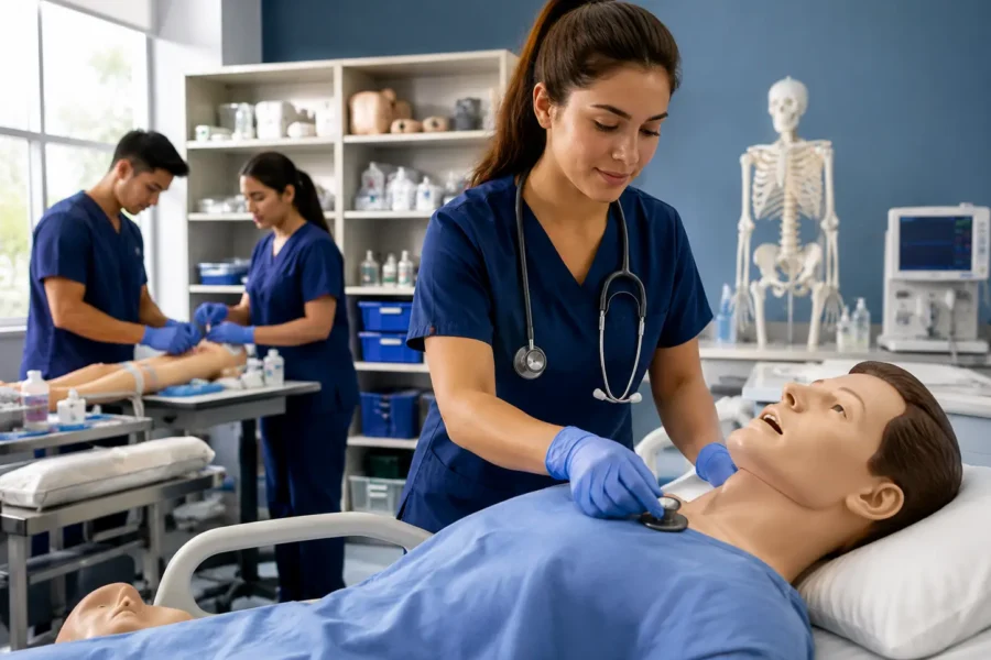 Aprenda Todo lo que Necesita Saber para Equipar un Laboratorio de Habilidades Clínicas con GB Tech USA