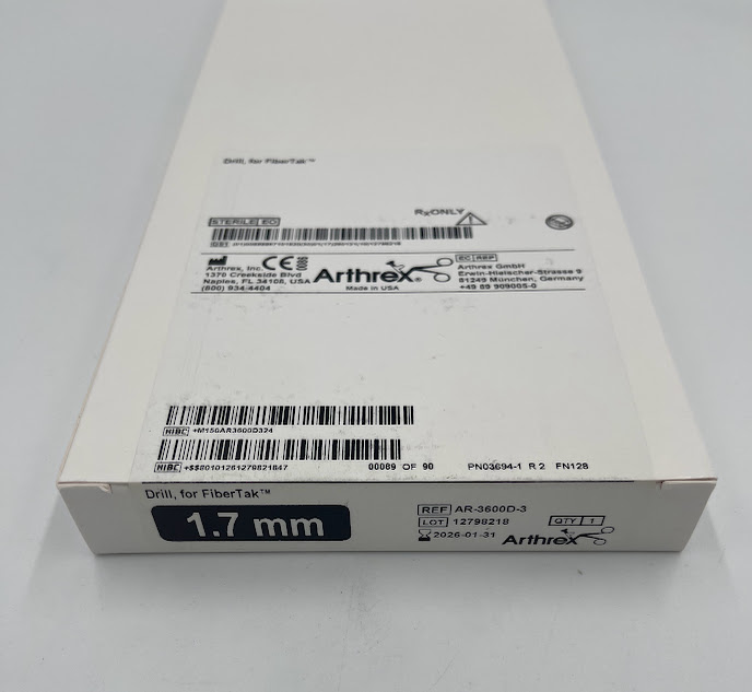 ARTHREX AR-3600D-3 Drill, for FiberTak 1.7mm (X) - Image 3