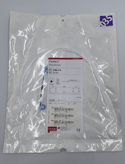 COOK G21397 Zimmon Biliary Stent Set 2.8mm 0.035" 170cm / 7Fr (X)