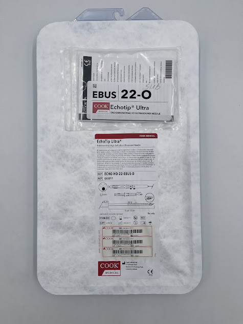 COOK G52011 EchoTip Ultra Endobronchial High Definition Ultrasound Needle 4.1Fr, 22G / 0cm - 5cm (ID)