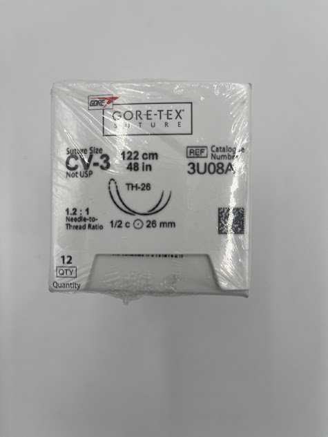 GORE 3U08A GORE-TEX Suture ePFTE Nonabsorbable Monofilament, CV-3 112cm (BOX/12) (X) - Image 2