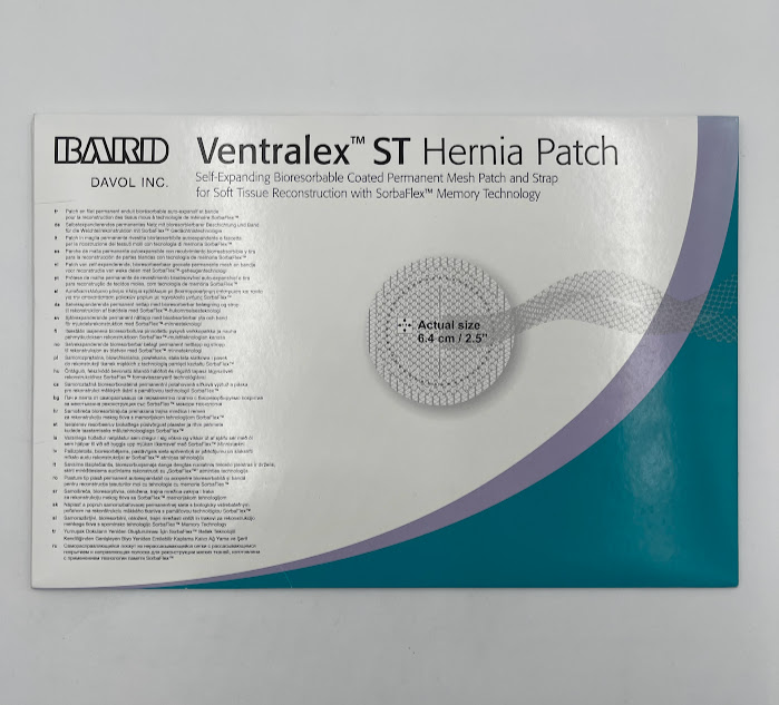 BARD 5950008 Ventralex ST Hernia Patch - Circle, 6.4cm / 2.5" (X)