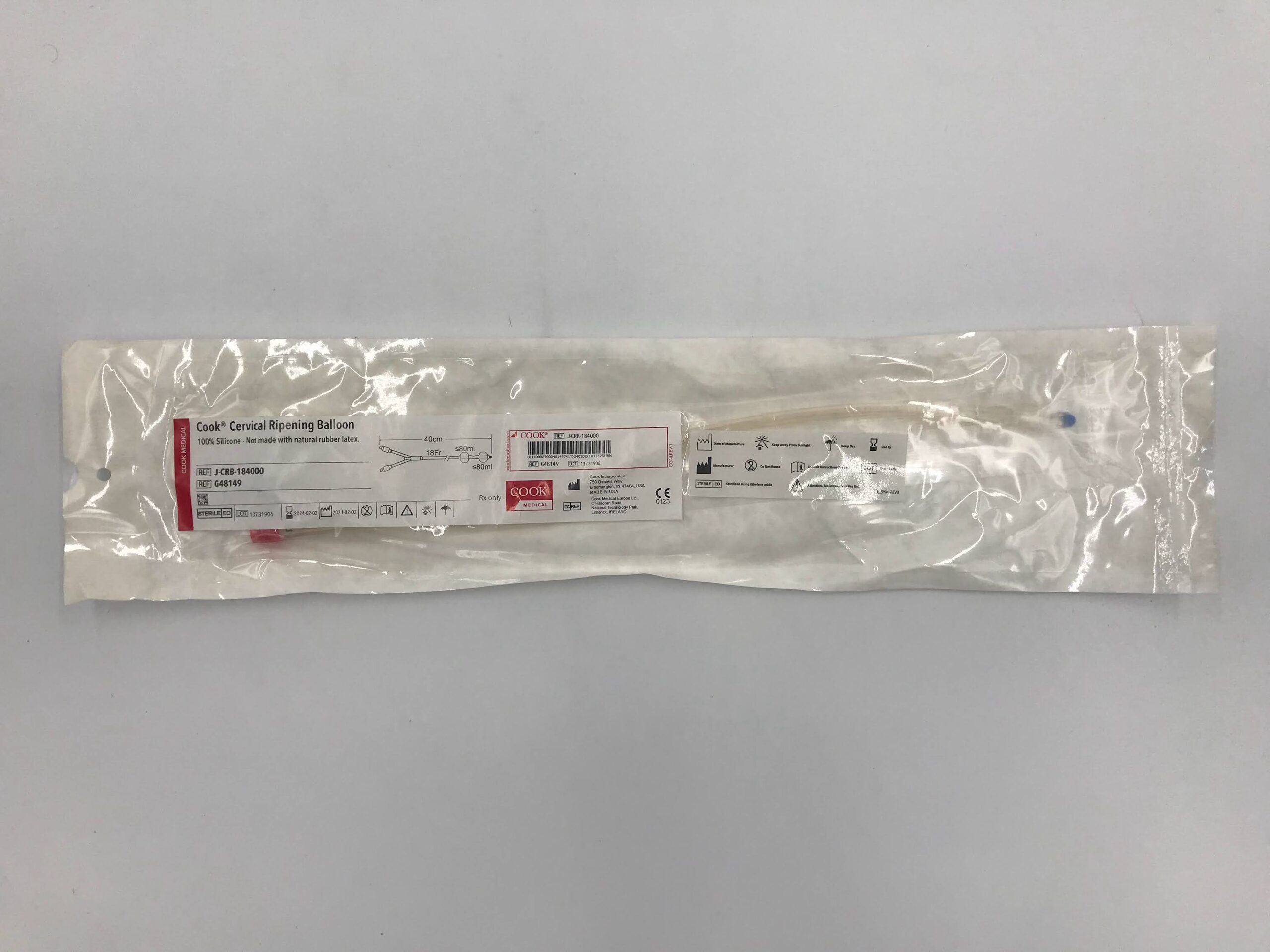 COOK G48149 CERVICAL RIPENING BALLOON 40CM / 18FR; 40CM (X)