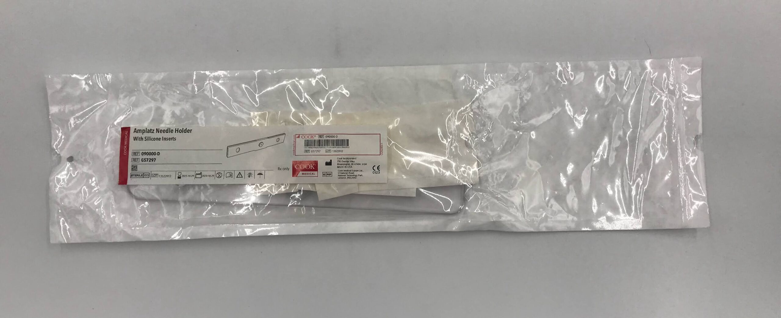 COOK G57297 AMPLATZ NEEDLE HOLDER WITH SILICONE INSERTS (X)