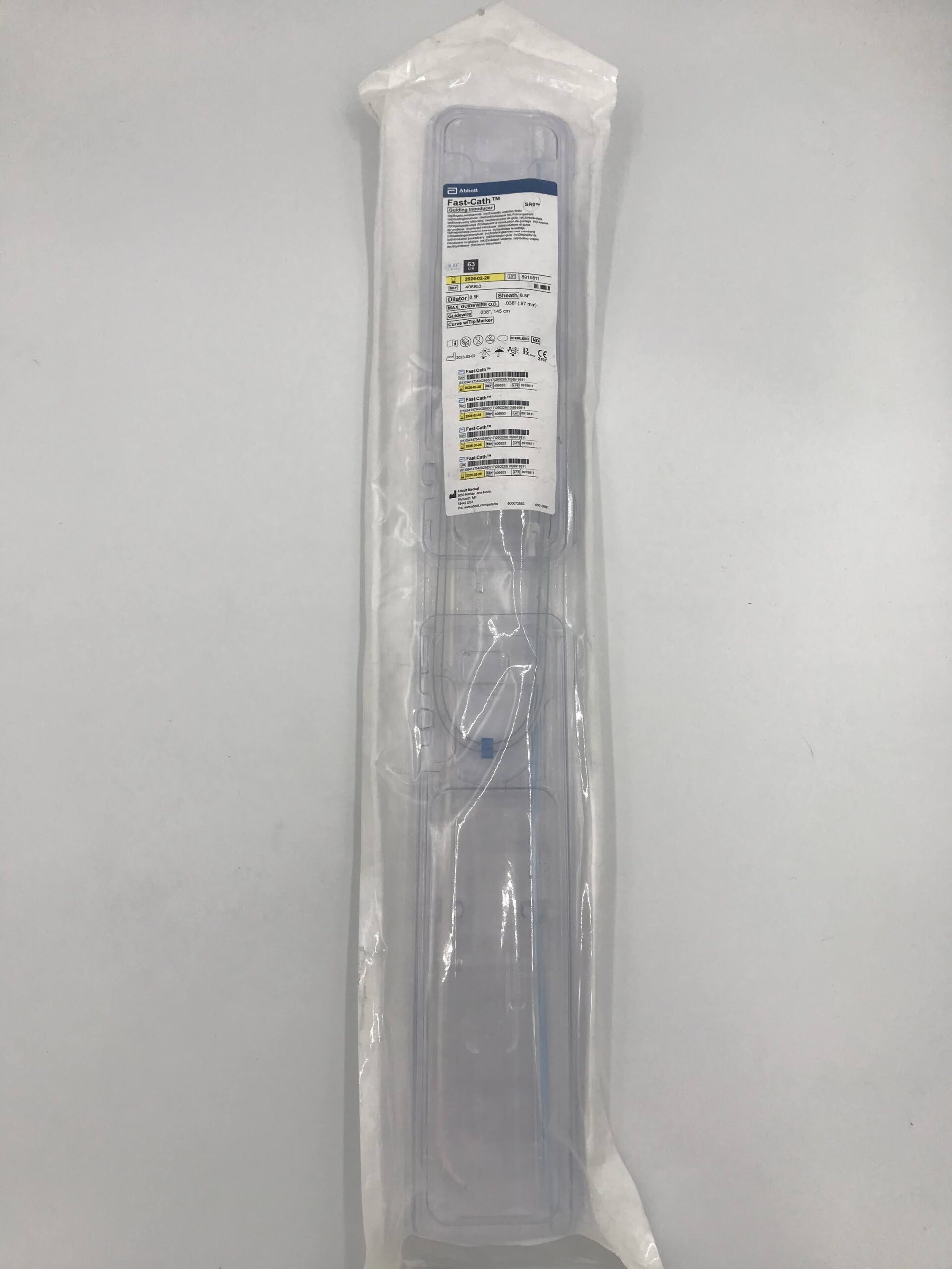 ABBOTT 406853 FAST-CATH TRASSEPTAL GUIDING INTRODUCER SL2 8.5F 63CM (X)