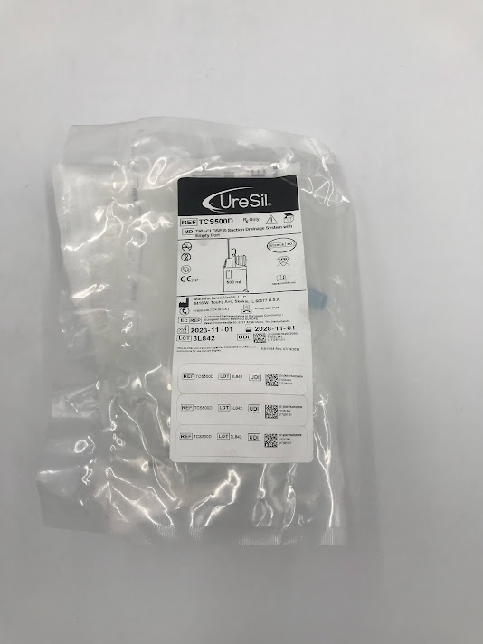 URESIL TCS500D Tru-Close Suction Drainage System With Empty Port 500mL