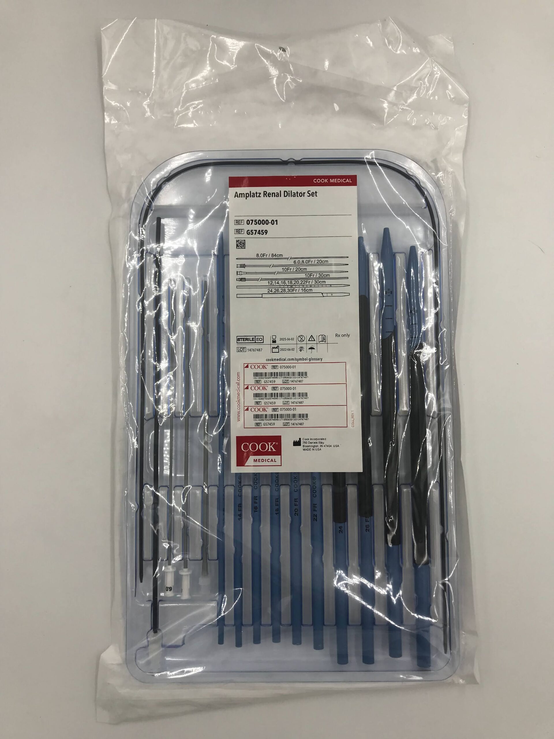 COOK G57459 AMPLATZ RENAL DILATOR SET (X)